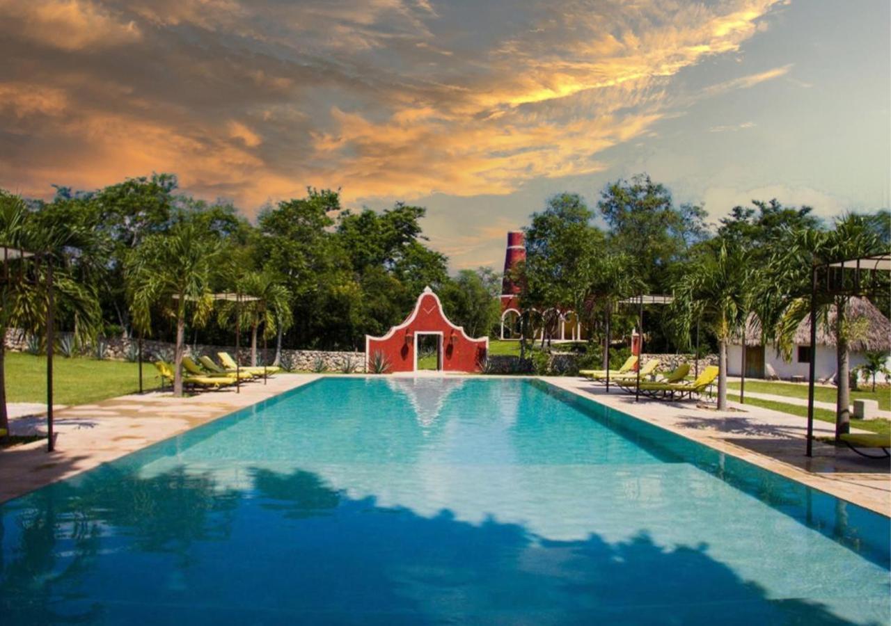 Hotel Hacienda Ticum Tixkokob エクステリア 写真