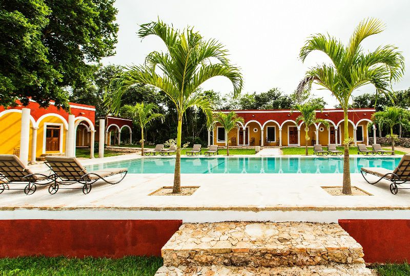 Hotel Hacienda Ticum Tixkokob エクステリア 写真