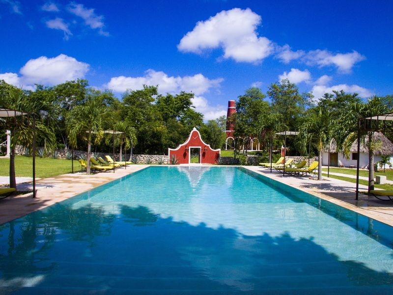 Hotel Hacienda Ticum Tixkokob エクステリア 写真